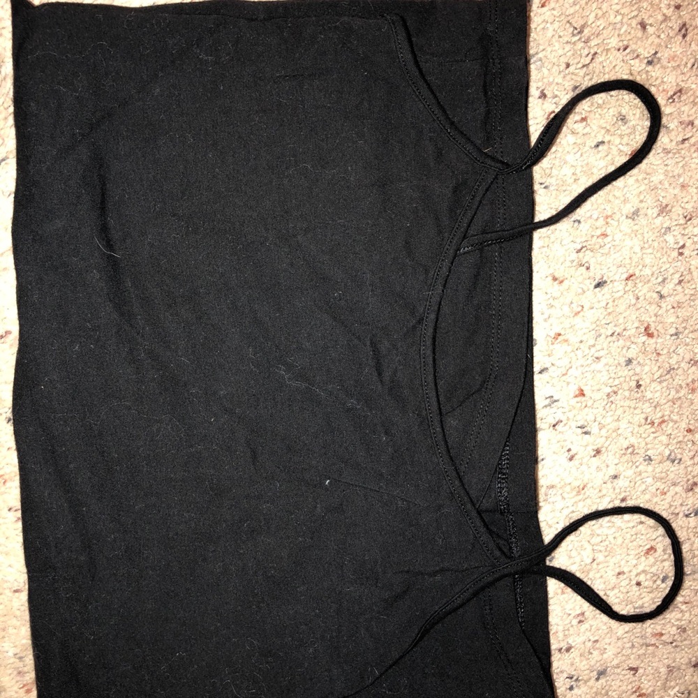 Black cami tank top
